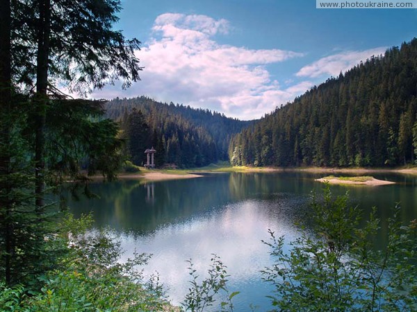 Reserve Synevyr. Best known Carpathian Lake Zakarpattia Region Ukraine photos