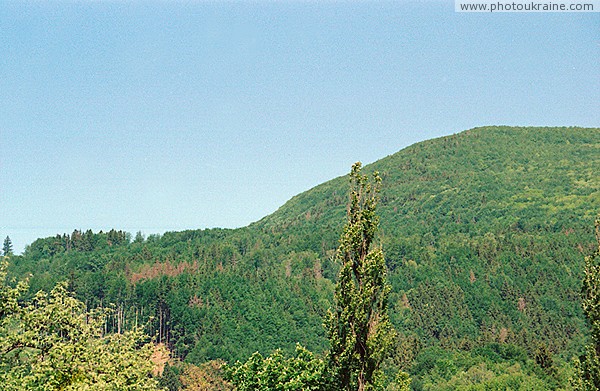 Syniak. Mountain Bus on ridge Syniak Zakarpattia Region Ukraine photos