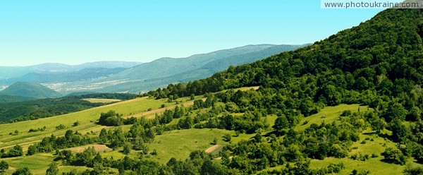 Uzhanskyi Reserve. In left-bank part of park Zakarpattia Region Ukraine photos