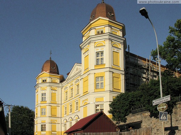 Uzhgorod. Corner towers residence of bishops Zakarpattia Region Ukraine photos