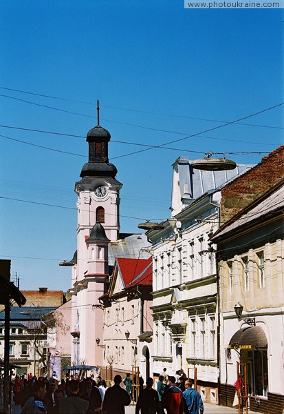 Uzhgorod. On street Voloshyn Zakarpattia Region Ukraine photos