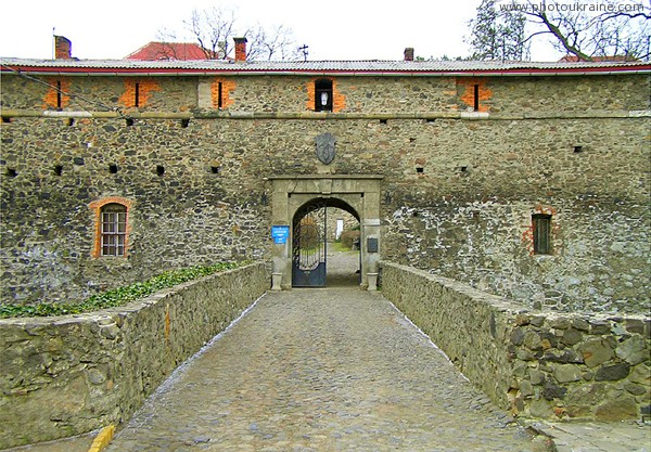 Uzhgorod. Bridge and gate Uzhgorod castle Zakarpattia Region Ukraine photos