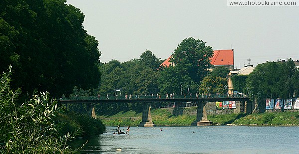 Uzhgorod. Footbridge Zakarpattia Region Ukraine photos