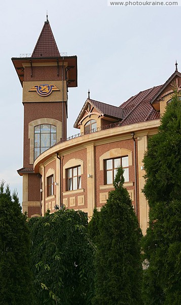 Uzhgorod. Clock Tower Station Zakarpattia Region Ukraine photos