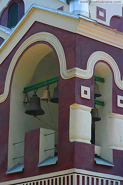 Uzhgorod. Bell tower of Holy Protection Church Zakarpattia Region Ukraine photos