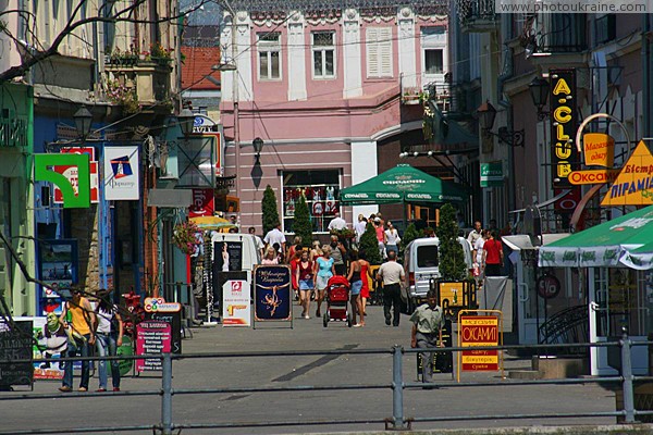 Uzhgorod. Advertising engine of progress? Zakarpattia Region Ukraine photos