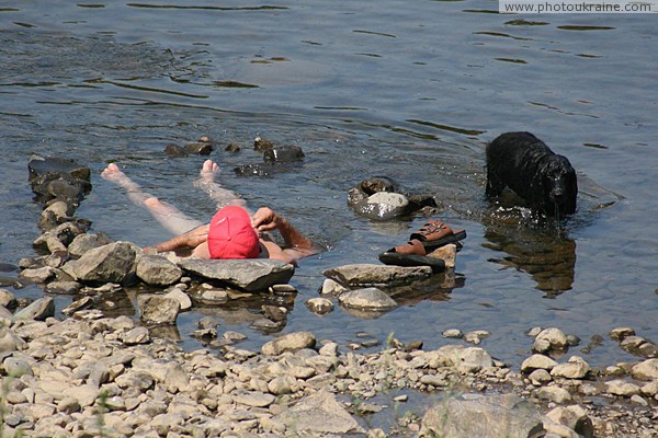 Uzhgorod. Running bath Zakarpattia Region Ukraine photos