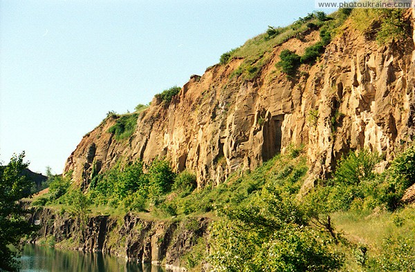 Uzhgorod. Ledge Radvanka flooded quarry Zakarpattia Region Ukraine photos