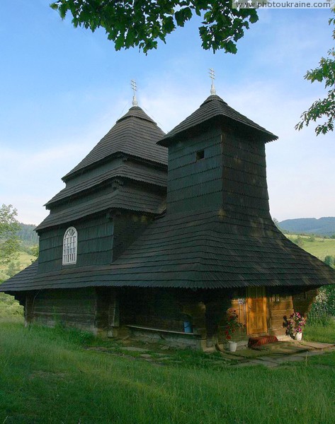 Uzhok. St. Michael Church Zakarpattia Region Ukraine photos