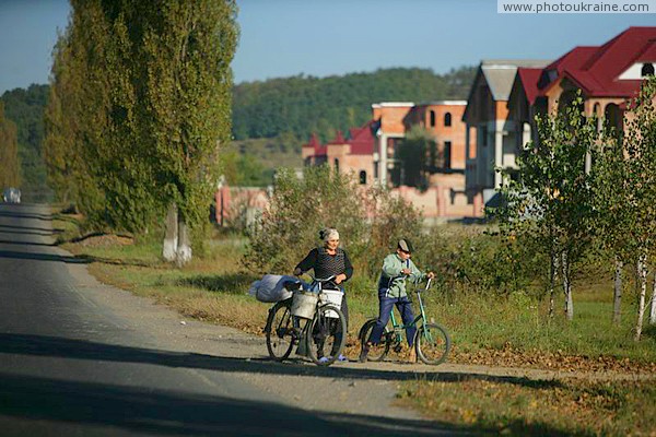 Hust. In suburbs Zakarpattia Region Ukraine photos