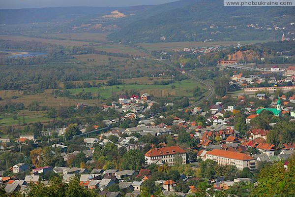 Hust. Southern suburb of city Zakarpattia Region Ukraine photos