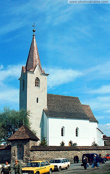 Hust. Southern facade of Lutheran church (until) Zakarpattia Region Ukraine photos