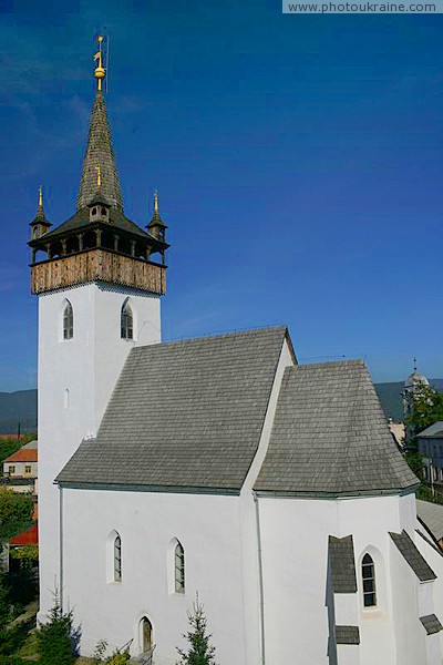 Hust. Lutheran Church Saint Elizabeth Zakarpattia Region Ukraine photos