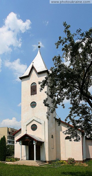 Chop. Reformed Church Zakarpattia Region Ukraine photos