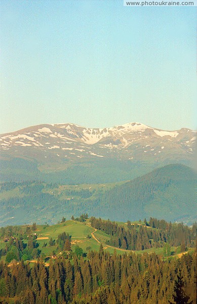 Intermontane basins of village Yasinia Zakarpattia Region Ukraine photos