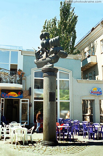 Berdiansk. Monument to captain Crytskyi Zaporizhzhia Region Ukraine photos