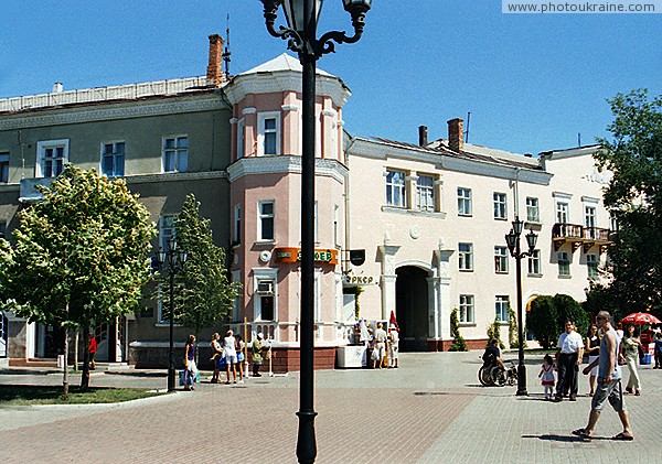 Бердянск. В центре города Запорожская область Фото Украины