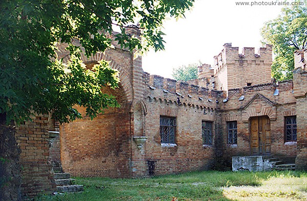 Vasylivka. Inner facade of East wing Zaporizhzhia Region Ukraine photos