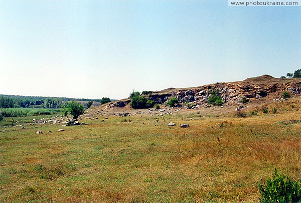 Glodove. Elemental granite quarry Zaporizhzhia Region Ukraine photos