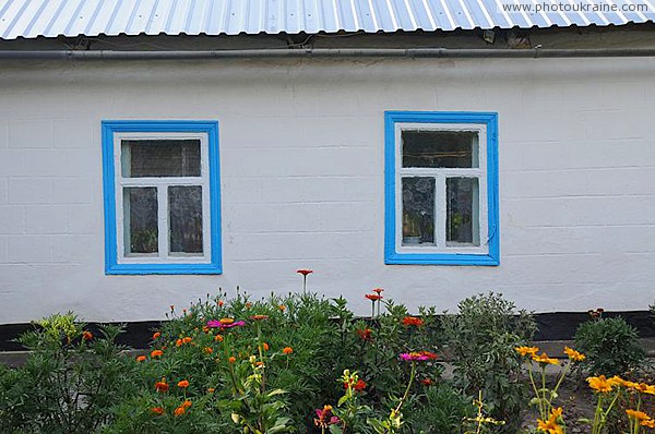 Guliaypole. Rustic window of city Zaporizhzhia Region Ukraine photos