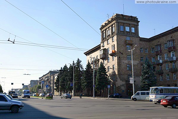 Zaporizhzhia. At end of longest avenue V. Lenin Zaporizhzhia Region Ukraine photos