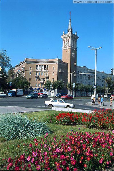 Zaporizhzhia. Relic of postwar houses Zaporizhzhia Region Ukraine photos