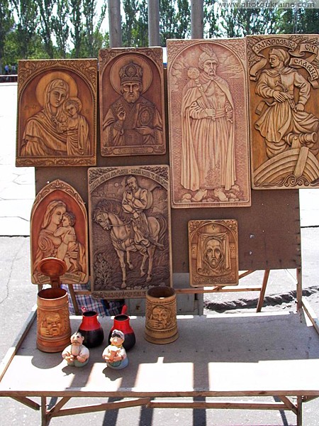 Zaporizhzhia. For lovers of wood carvings Zaporizhzhia Region Ukraine photos