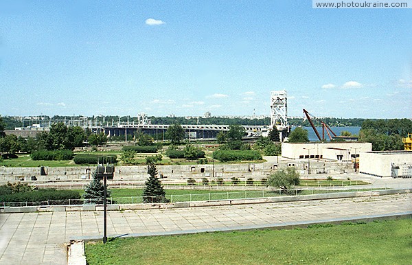 Запорожье. Старый и Новый шлюзы Днепрогэса Запорожская область Фото Украины