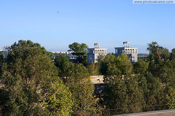 Zaporizhzhia. Square towers of old gateway Zaporizhzhia Region Ukraine photos