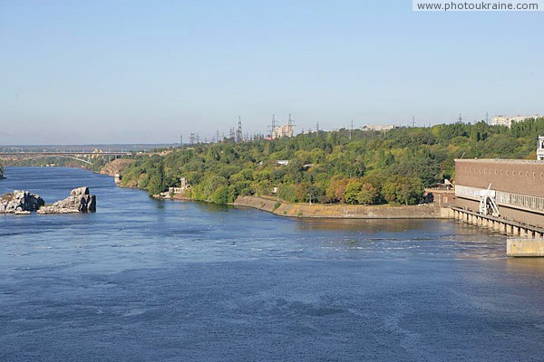 Запорожье. Скала Кресло Екатерины и Арочный мост Запорожская область Фото Украины