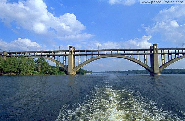 Zaporizhzhia. Right-bank part of bridge Preobrazhenkyi Zaporizhzhia Region Ukraine photos