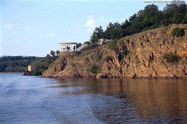 Zaporizhzhia. Granite coast of island Khortytsia Zaporizhzhia Region Ukraine photos