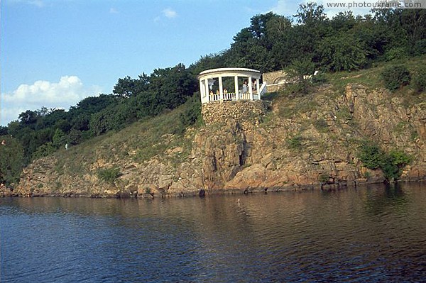 Zaporizhzhia. Observation deck island Khortytsia Zaporizhzhia Region Ukraine photos