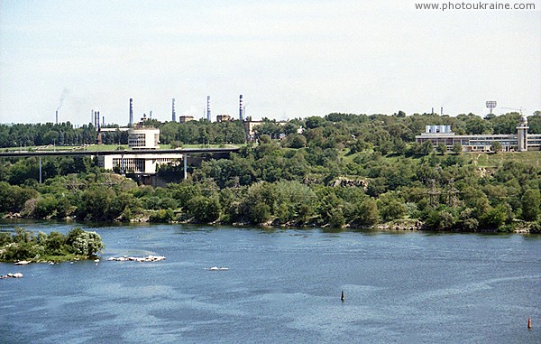 Zaporizhzhia. Right-bank pier Dniproges Zaporizhzhia Region Ukraine photos