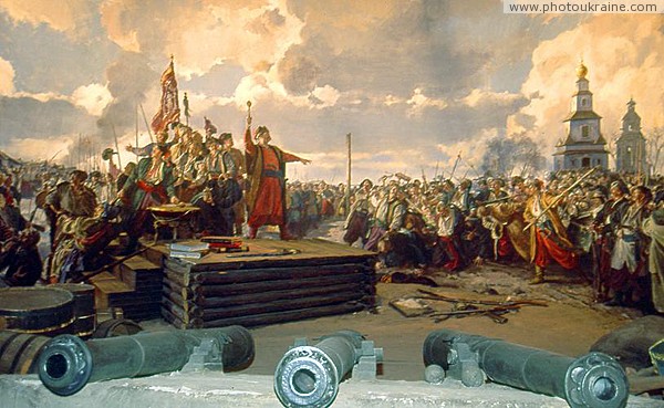 Zaporizhzhia. Museum painting 