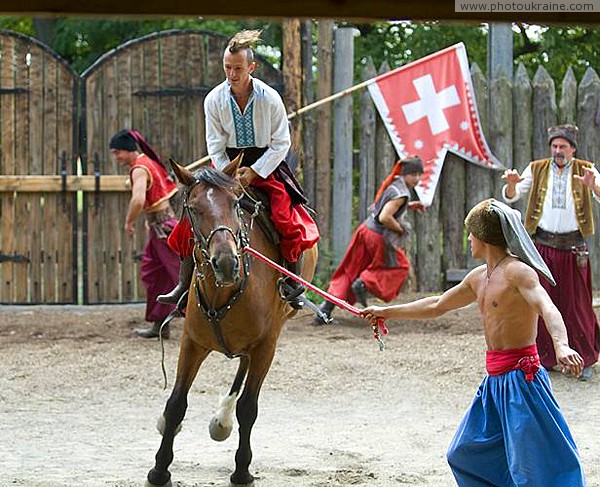 Zaporizhzhia. Horse theatre  Cossack games Zaporizhzhia Region Ukraine photos