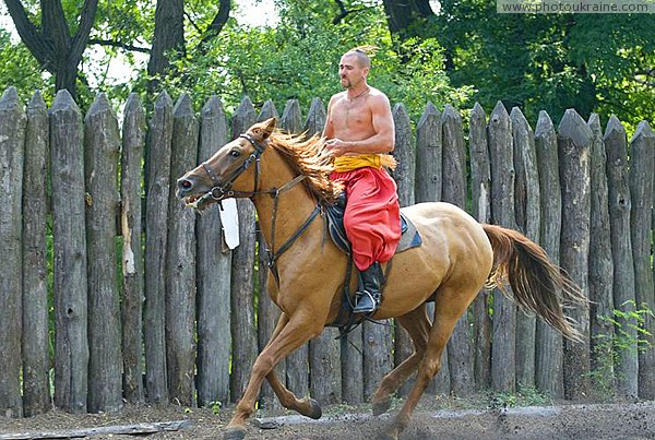 Zaporizhzhia. Horse theater - or Cossack or Turk Zaporizhzhia Region Ukraine photos