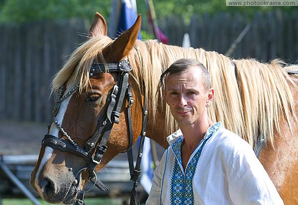 Zaporizhzhia. Horse theatre  tired but happy Zaporizhzhia Region Ukraine photos