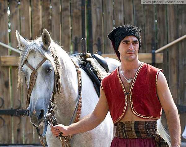 Zaporizhzhia. Horse theatre – real brave Zaporizhzhia Region Ukraine photos