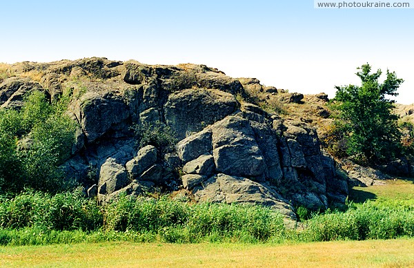 Kalaytanivka. Oldest granite above river Berda Zaporizhzhia Region Ukraine photos