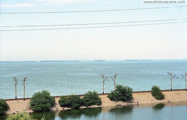 Kamianske. Dam and island of Great Kuchugury Zaporizhzhia Region Ukraine photos