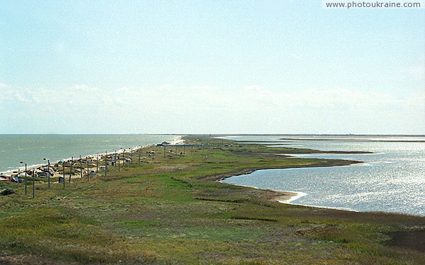 Prymorsk. Reason spit Obytichna Zaporizhzhia Region Ukraine photos