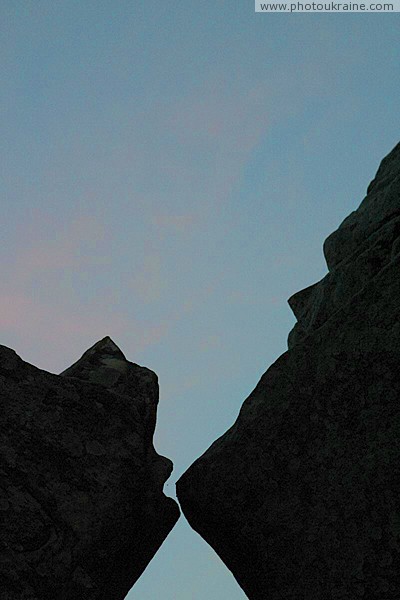 Terpinnia. Intricate sandstone silhouette Zaporizhzhia Region Ukraine photos