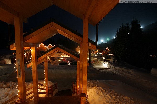 Bukovel. Cascade stairs Ivano-Frankivsk Region Ukraine photos