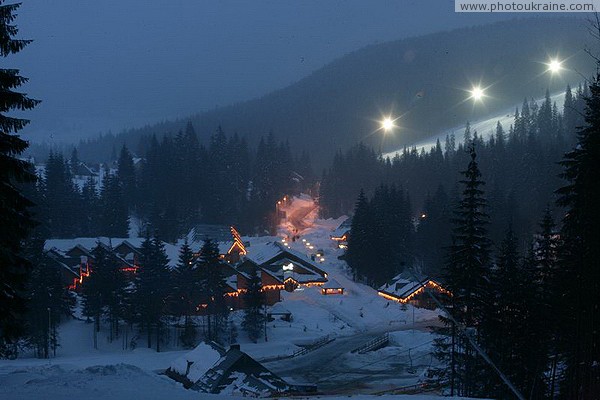 Bukovel. Twilight resort Ivano-Frankivsk Region Ukraine photos