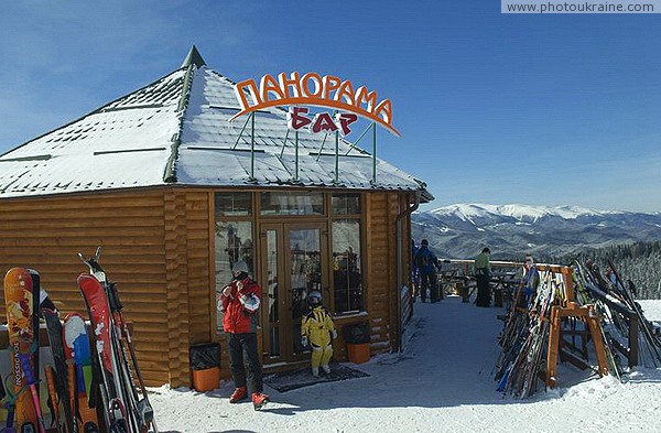 Bukovel. Bar Panorama - main entrance Ivano-Frankivsk Region Ukraine photos