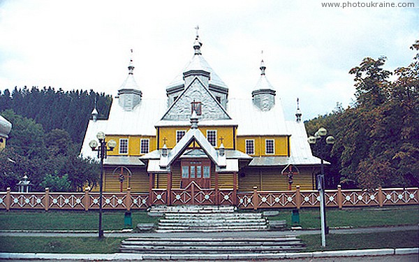 Verkhovyna. Assumption Church Ivano-Frankivsk Region Ukraine photos