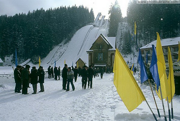 Vorokhta. The main springboards of the country Ivano-Frankivsk Region Ukraine photos