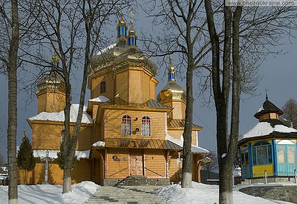 Vorokhta. Greek Catholic Christmas Church Ivano-Frankivsk Region Ukraine photos