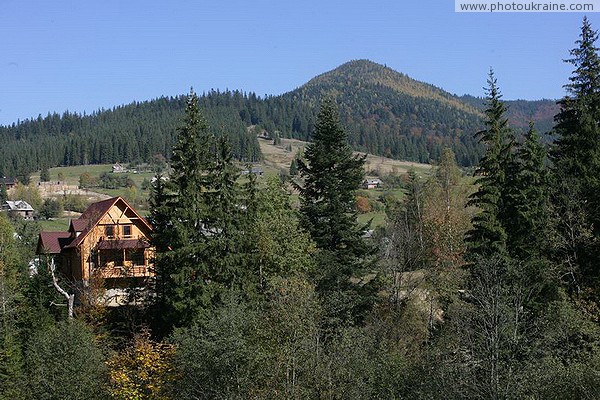 Vorokhta. At the foot of the Carpathian hill Ivano-Frankivsk Region Ukraine photos